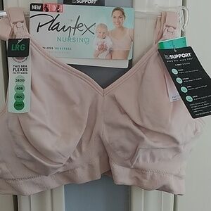 Playtex Nursing Bra Seamless Wireless Quick strap Bra L